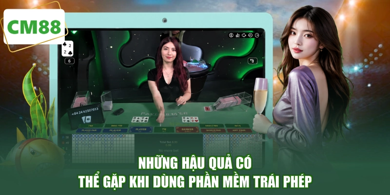 Những hậu quả có thể gặp khi dùng phần mềm trái phép