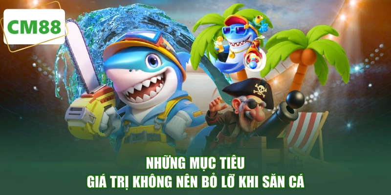 Những mục tiêu giá trị không nên bỏ lỡ khi săn cá